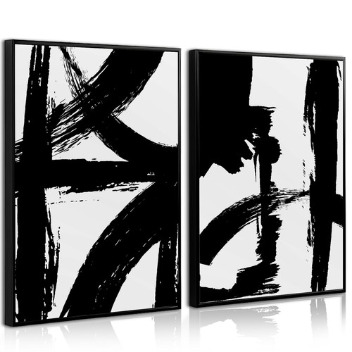 Tocliky black and white - black, wall