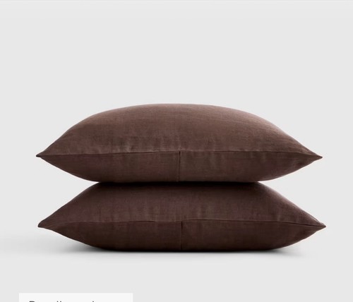 Nwot quince set shams linen - quince, 2