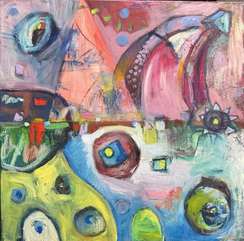 Bright colorful abstract - bright,
