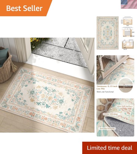 Elegant 2x3 vintage floral - elegant,