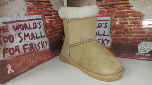 Frisky tan faux - frisky, suede