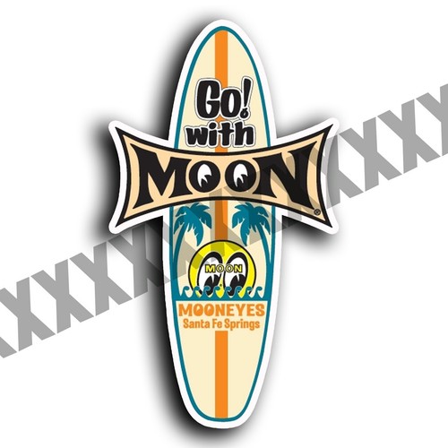 Mooneyes decals surfboard - mooneyes,