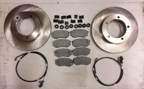 Brake rotor pad kit with