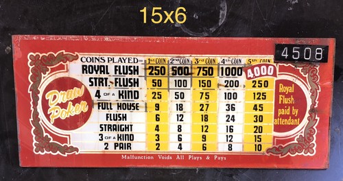 Vintage draw poker slot - vintage,