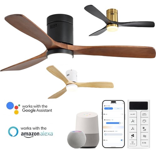 Smart wood flush mount ceiling - mount,