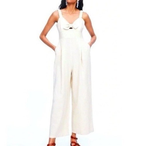 Zara cream linen - zara,