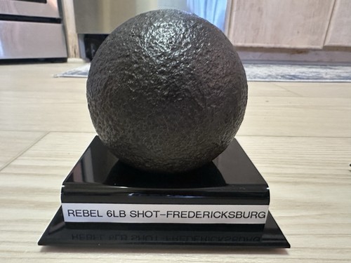 Civil war 6lb cannonball - civil,