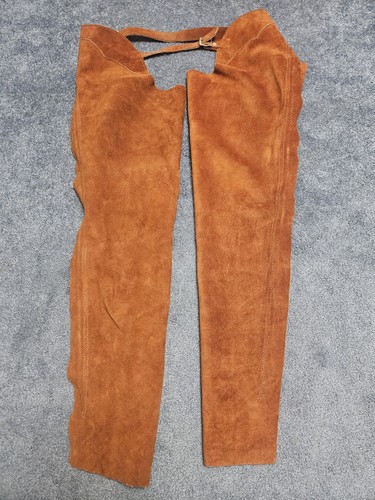 Brown suede western shotgun - suede,