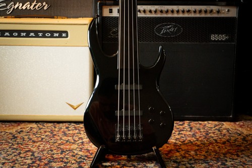 Carvin lb75 1990 black - carvin, lb75-f