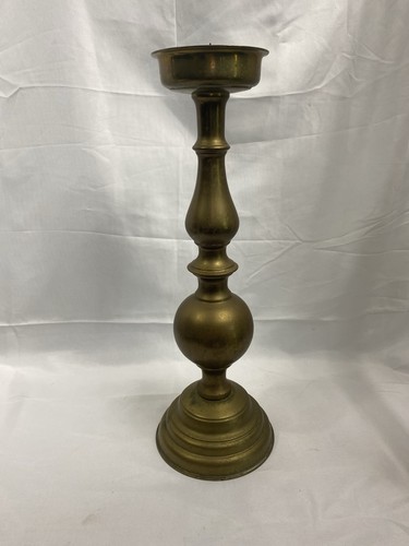 Vintage brass candlestick 5 - vintage, 15.5