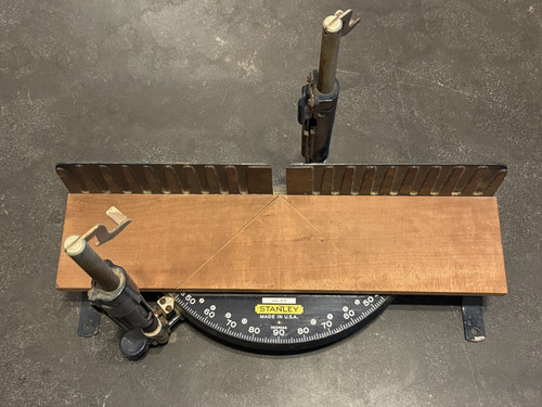 Vintage stanley 6miter box - vintage,