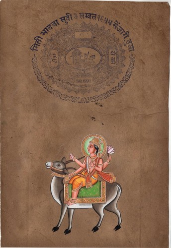 Chandra hindu art handmade - chandra,