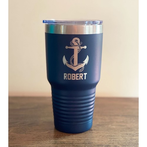 Boating anchor tumbler - boating, gift