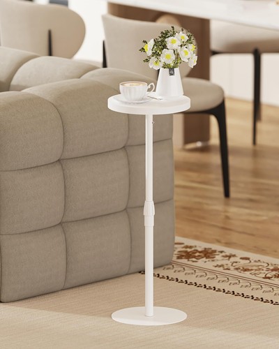 Tall round side table small - table,