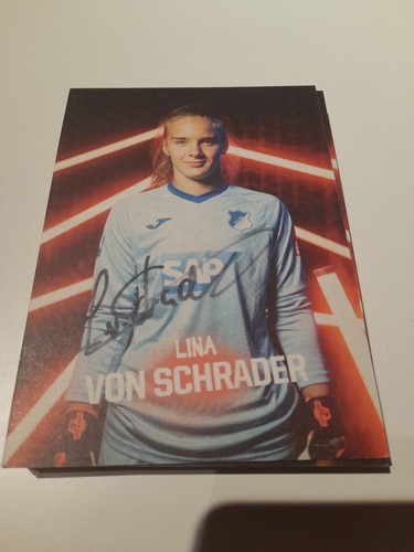 Signed postcard lina von - postcard,