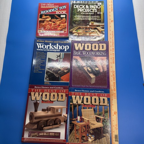 Woodworking books lot wood - 6,