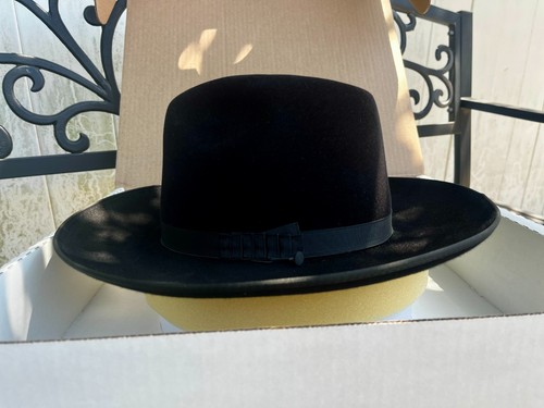 Vtg borsalino trionfo - trionfo, black