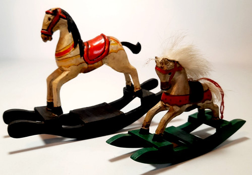 Vintage painted mini wooden - vintage,