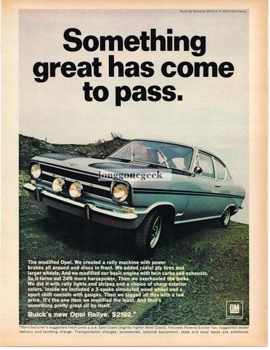1967 buick opel ralleye - 1967,