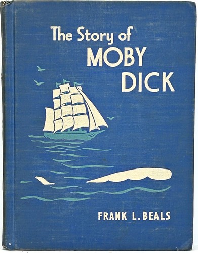 Moby dick antique illustrated - antique,