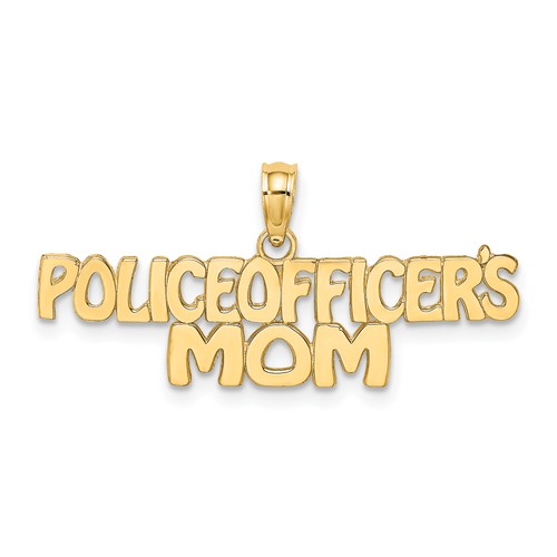 Police officer mom pendant - police,