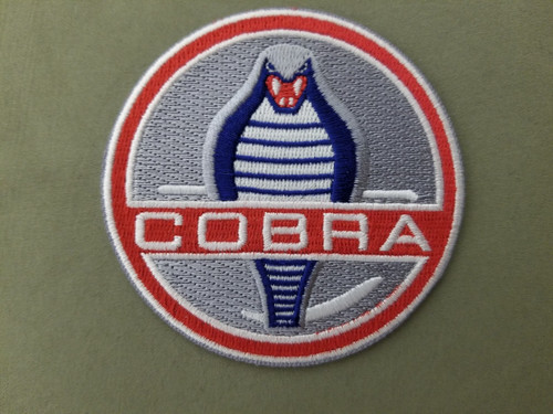 Cobra embroidered iron - embroidered,