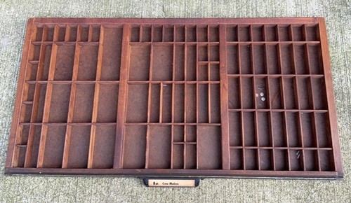 Antique wood letterpress type - letterpress,