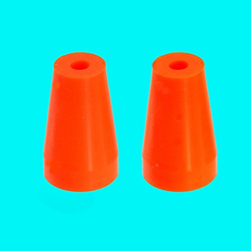Large orange safety - , plugs