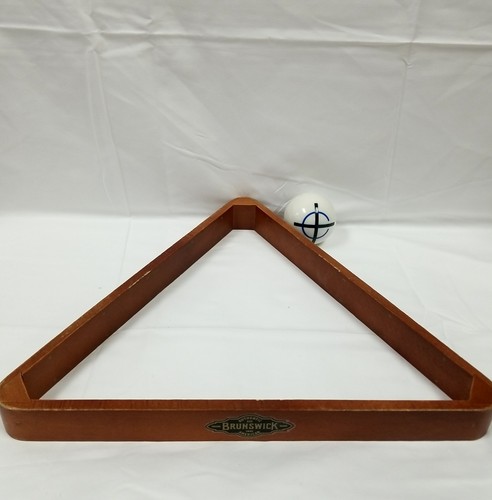 Vtg brunswick wooden triangle - vtg,