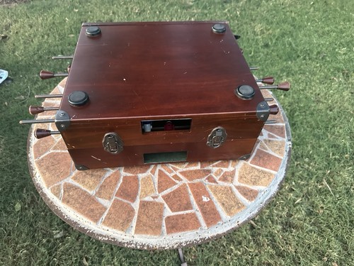 Vintage wooden traveling - wooden,