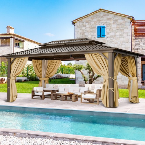 Hardtop gazebo x15 hot tub - hardtop,