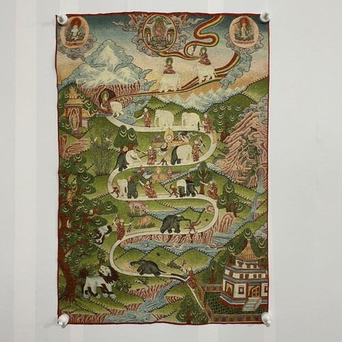Tibetan thangka nine - tibetan, stages