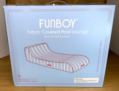 Funboy blue stripe - blue, sunbed