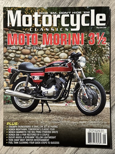 Motorcycle classics magazine - motorcycle,