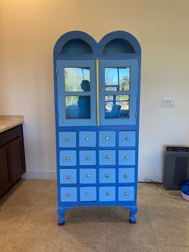 Antique apothecary cabinet - antique,