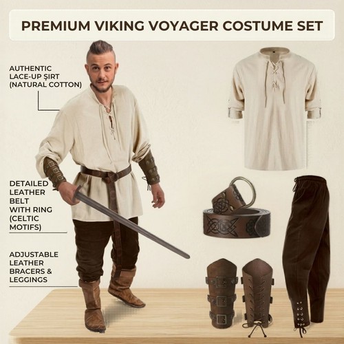 Men renaissance costume set - renaissance,