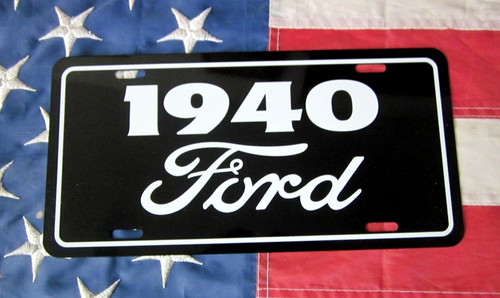 1940 ford license - 1940, plate