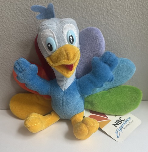 Nbc peacock plush bird - tv,