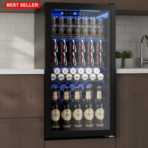 Beverage refrigerator cooler - refrigerator,