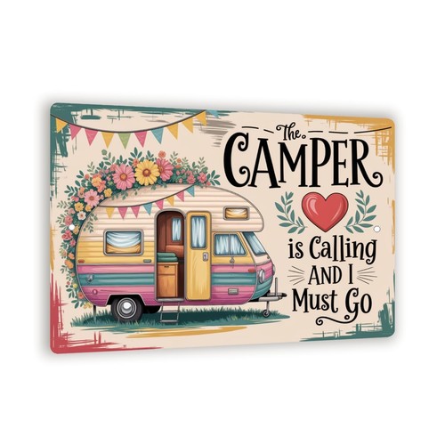 Camper calling wall art - camper,