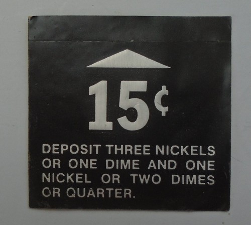Vintage soda machine cents - machine,