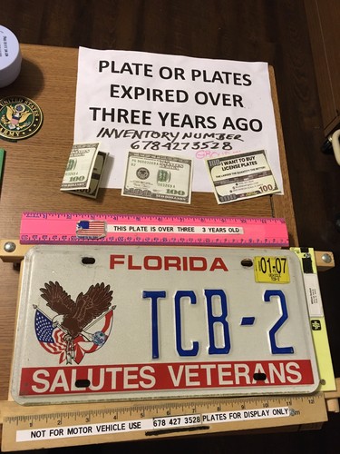 Salutes veterans vanity - fl,