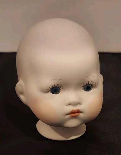 Vintage bisque porcelain doll - porcelain,