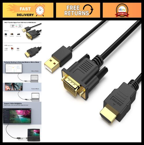 Vga hdmi cable with audio - vga, to