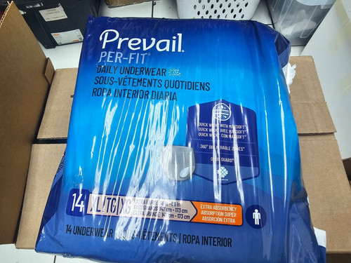 Prevail adult diapers - 4x, 14