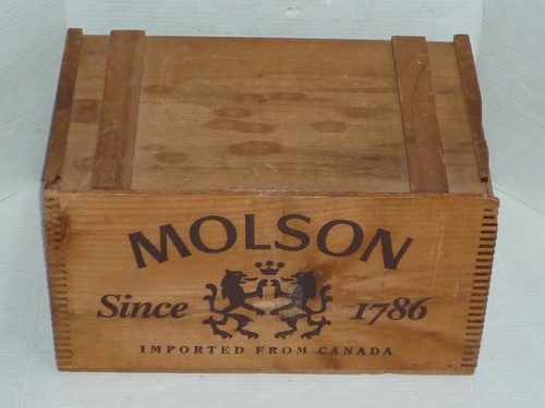 Vintage molson canada wood - molson, of