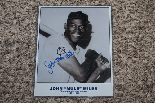 John mule miles autographed - john, "mule"