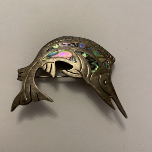 Vintage fish 925 sterling - fish,