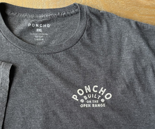 Poncho men shed - poncho, shirt