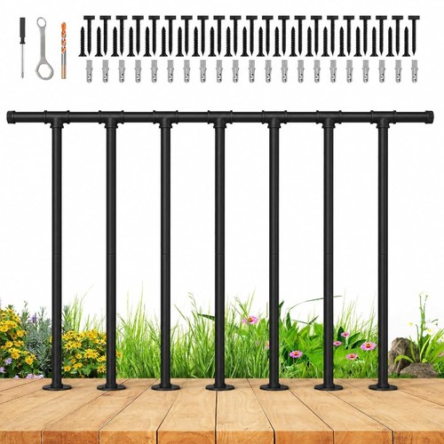 Metal deck porch railing kit - porch,